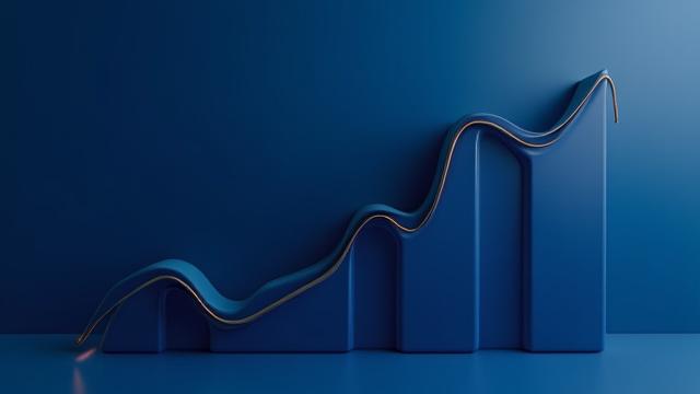 Grafico animato che mostra la crescita del traffico organico in sinergia con un'interfaccia utente di un CMS intuitivo